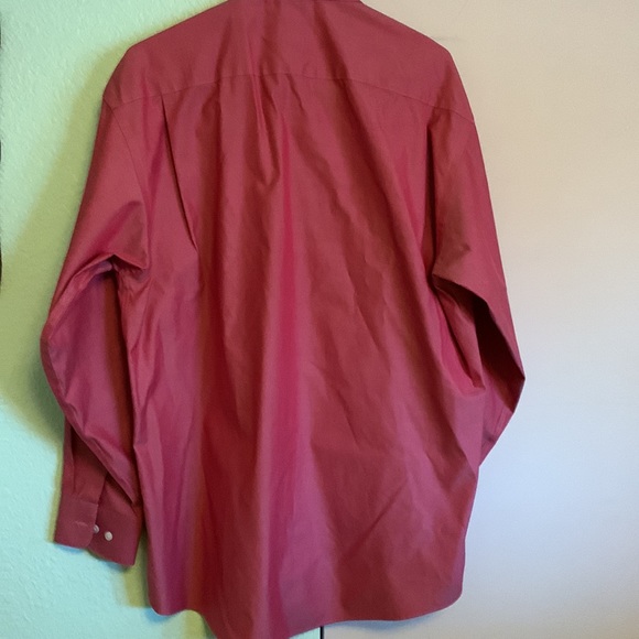 Joseph &Feis international men’s long sleeve shirt size 16 (32-33) color red - Picture 5 of 5